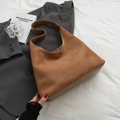 Sac à main en daim Earth - Sac à bandoulière Little Tramp pour femme