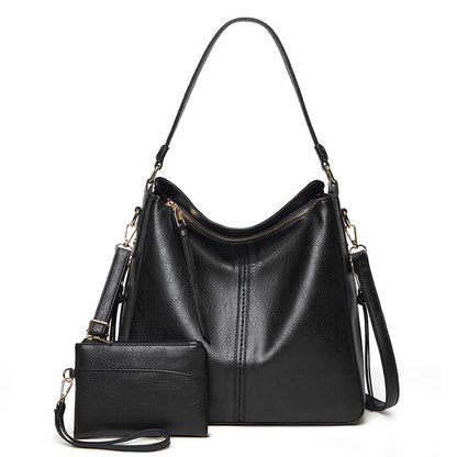 Grand sac fourre-tout en cuir pour femme