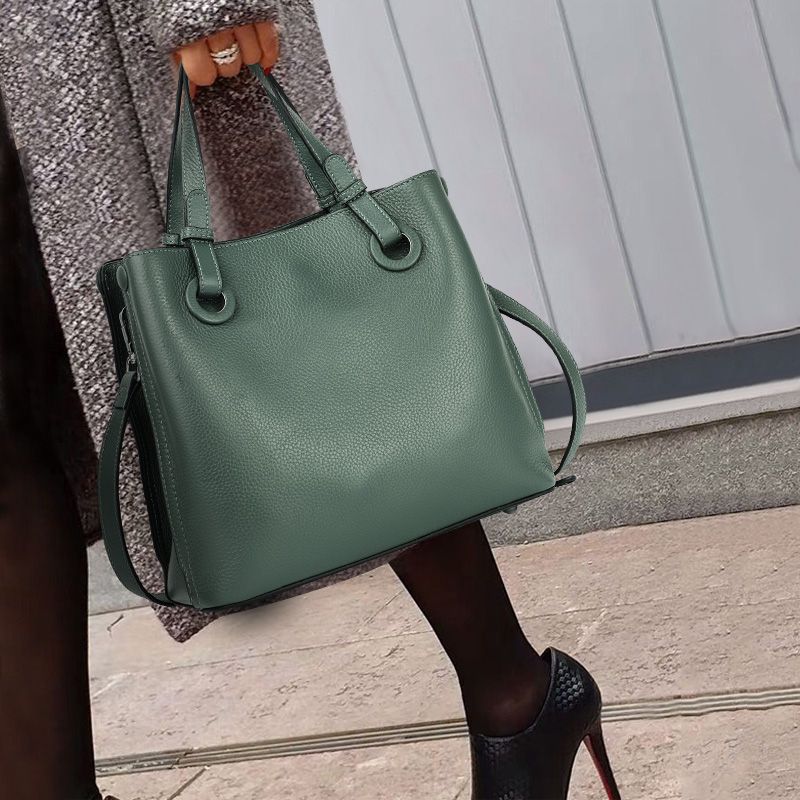 Timeless Vogue Sac à bandoulière en cuir véritable pour femme