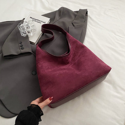 Sac à main en daim Earth - Sac à bandoulière Little Tramp pour femme