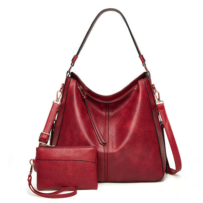 Grand sac fourre-tout en cuir pour femme