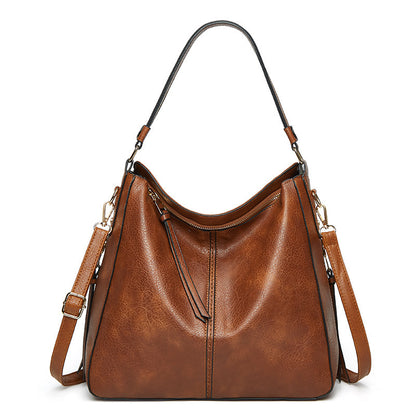 Grand sac fourre-tout en cuir pour femme